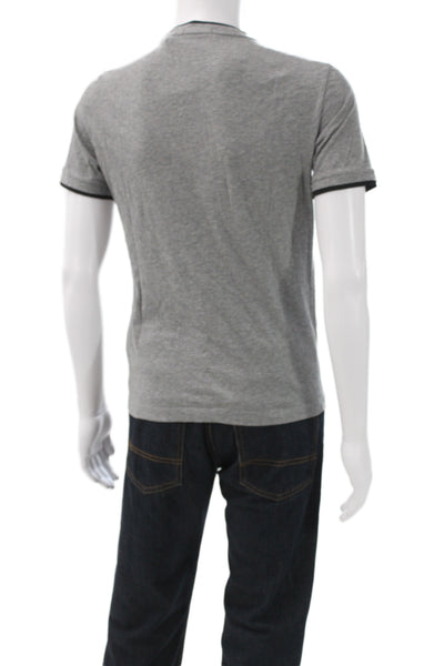 Theory Mens Basic Gray Pima Cotton Crew Neck Short Sleeve T-Shirt Size XS