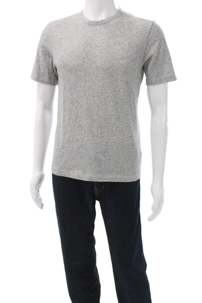Theory Mens Basic Short Sleeve Gray Cotton Crew Neck T-Shirt Size XS