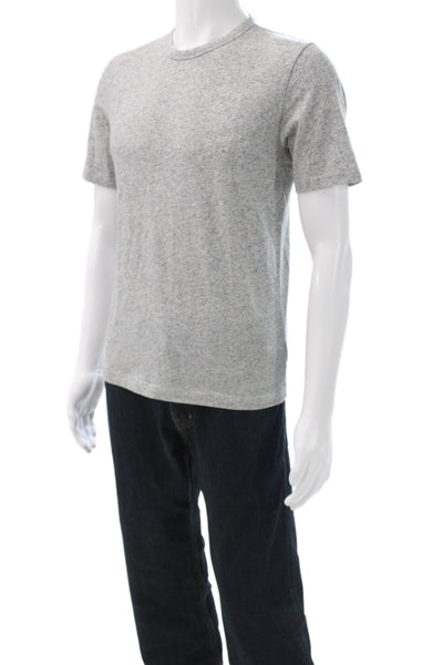 Theory Mens Basic Short Sleeve Gray Cotton Crew Neck T-Shirt Size XS