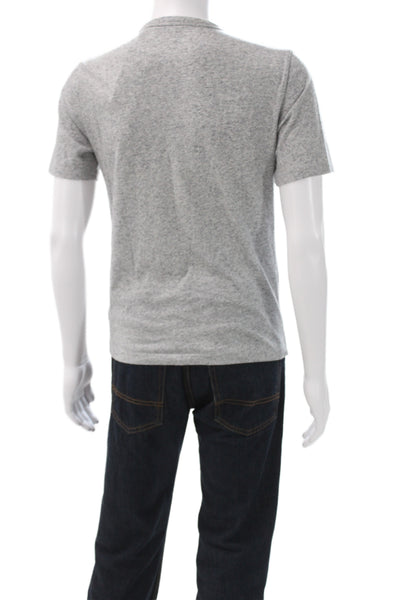 Theory Mens Basic Short Sleeve Gray Cotton Crew Neck T-Shirt Size XS