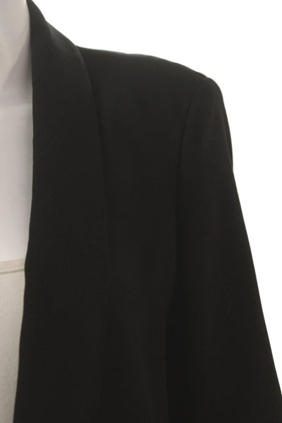 Zara Woman Women Black Basic Jacket Polyester Long Sleeve Size S