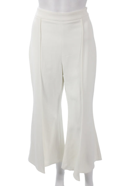 Cushnie Et Ochs Women Dress Pants White Viscose Zip Size 6