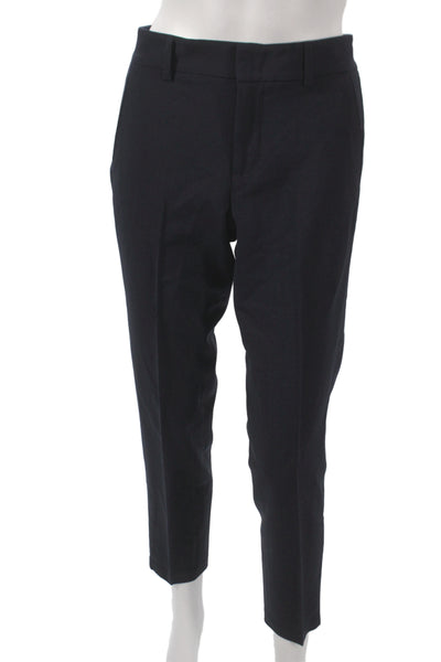 Vince Womens Dress Pants Black 96% Wool Zip Inseam 28 Size 4