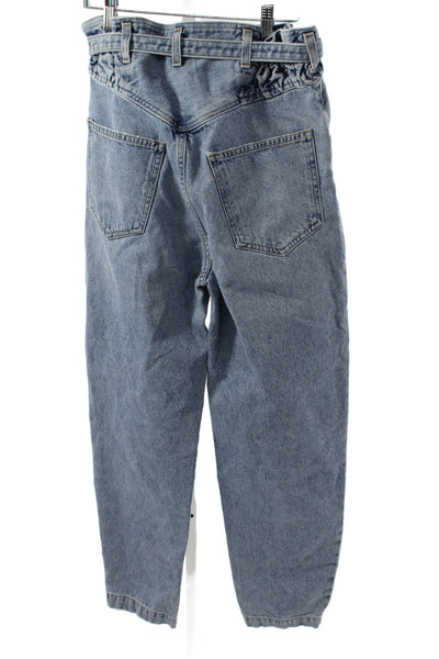 Agolde Womens Paperbag High Rise Blue Jeans Size 25