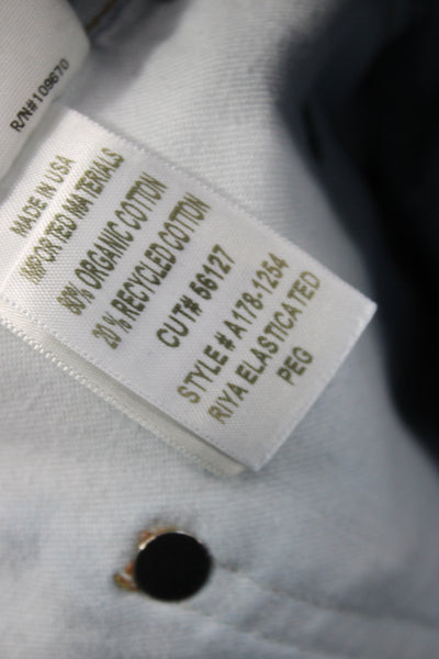 Agolde Womens Paperbag High Rise Blue Jeans Size 25