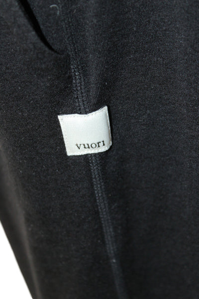Vuori Womens Joggers Black Pull On Athleisure Solid Size M