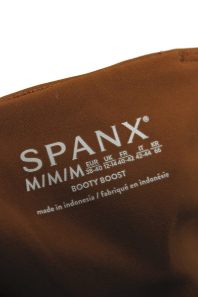 Spanx Women Compression Leggings Brown Athleisure Size M