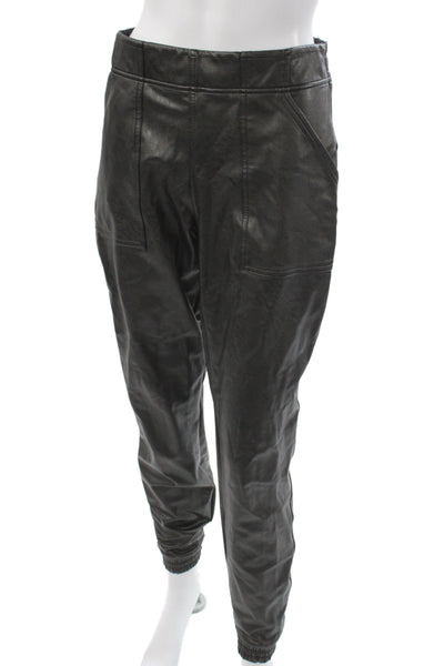 Spanx Womens Black Jogger Pants Pull On Size M