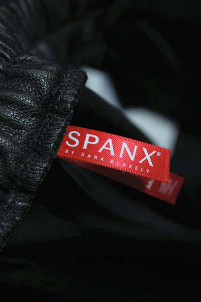 Spanx Womens Black Jogger Pants Pull On Size M