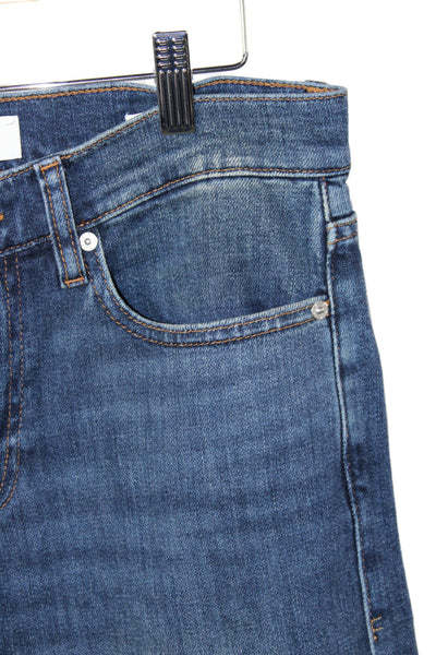 Frame Mens Straight Jeans Blue Cotton Button Size 29