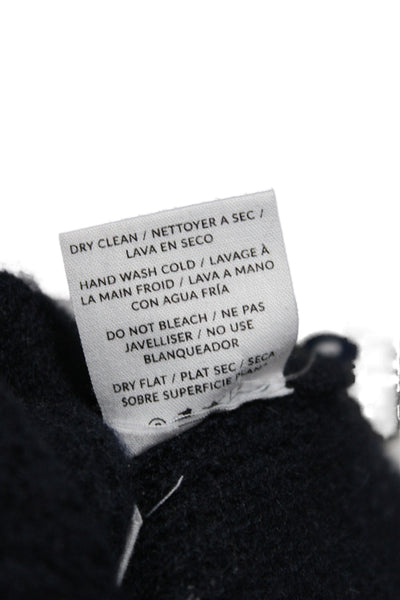 Naadam Mens Black 100% Cashmere Crew Neck Pullover Sweater Solid Size M