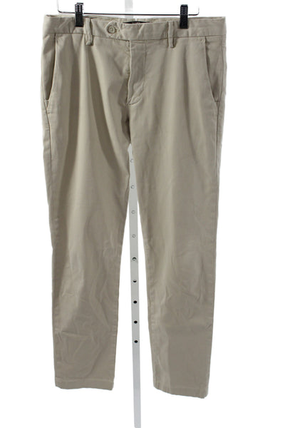 Boggi Mens Chino Beige Cotton Pants Size 44