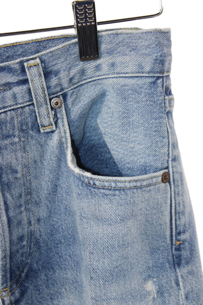 Citizens of Humanity Women Straight Jeans Blue High Rise Cotton Size 23
