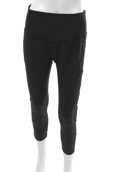 Lululemon Women Black Capri Leggings Athleisure Size 10