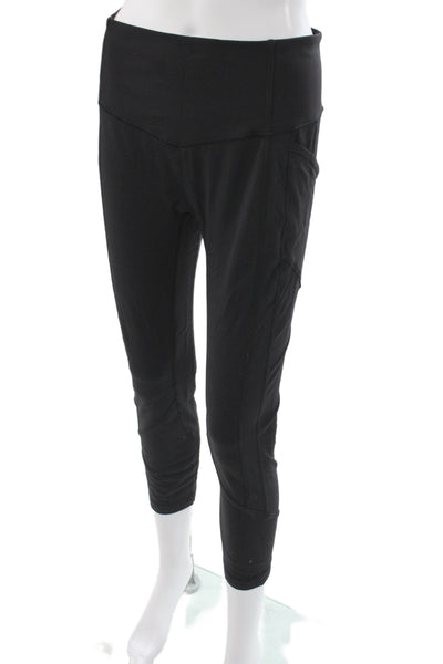 Lululemon Women Black Capri Leggings Athleisure Size 10