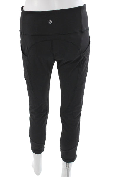 Lululemon Women Black Capri Leggings Athleisure Size 10
