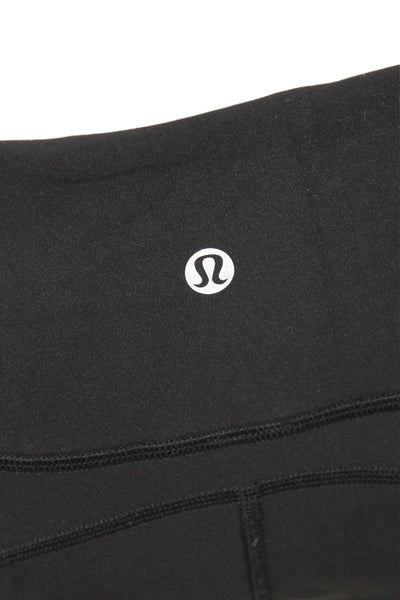 Lululemon Women Black Capri Leggings Athleisure Size 10