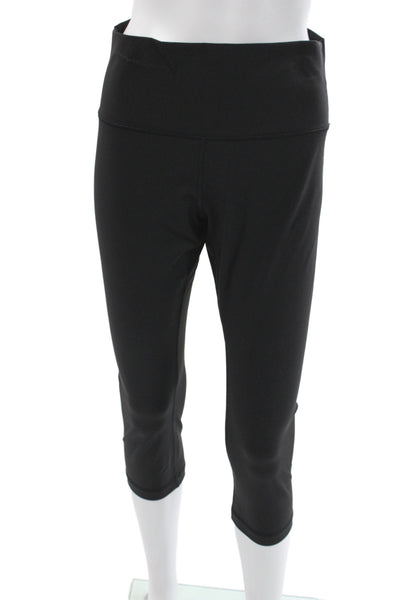 Lululemon Womens Black Capri Leggings Athleisure Pull On Size 10
