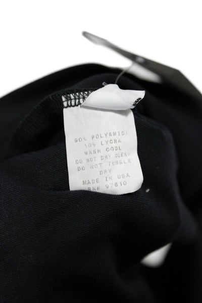 Leggiadro Womens Camisole Black Scoop Neck Sleeveless 90% Cotton Size L