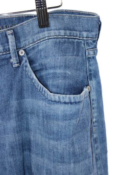 Citizens of Humanity Womens  Blue Straight Jeans Mid Rise 33in Size 29