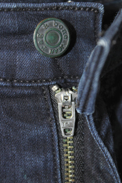 Rag & Bone Jean Women Blue Skinny Jeans Mid Rise Size 29