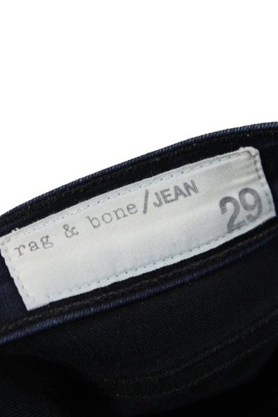 Rag & Bone Jean Women Blue Skinny Jeans Mid Rise Size 29
