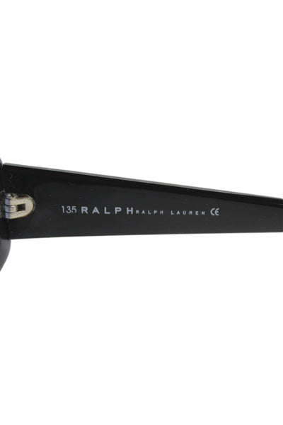 Ralph Ralph Lauren Womens Oval Sunglasses Black Size 52-17 135mm
