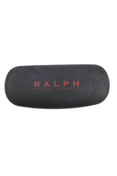 Ralph Ralph Lauren Womens Oval Sunglasses Black Size 52-17 135mm