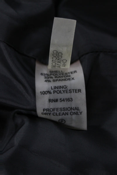 Calvin Klein Womens Sheath Dress Gray Sleeveless Scoop Neck Zip Size 10