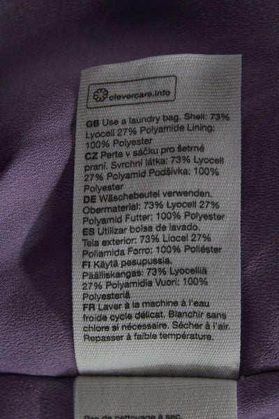 Stockholm Atelier & Other Stories Women Maxi Dress Purple Off Shoulder Size 2