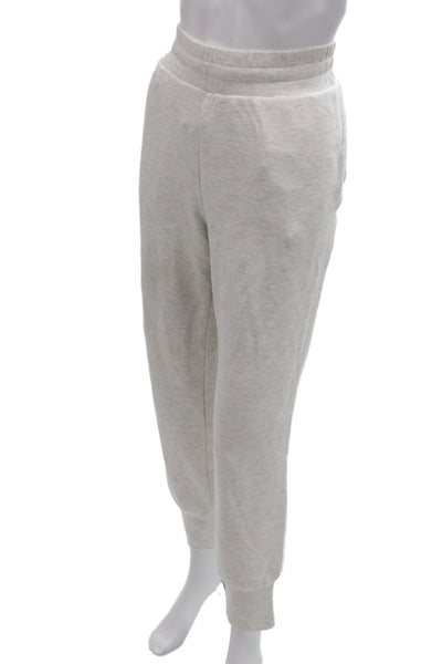 Varley Women Jogger Pants Gray Flecked Pull On Viscose Athleisure Size M