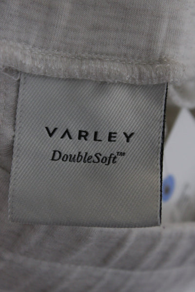 Varley Women Jogger Pants Gray Flecked Pull On Viscose Athleisure Size M
