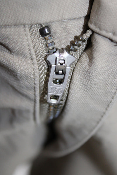 Lululemon Mens Chino Shorts Beige Button 58% Cotton Size 33