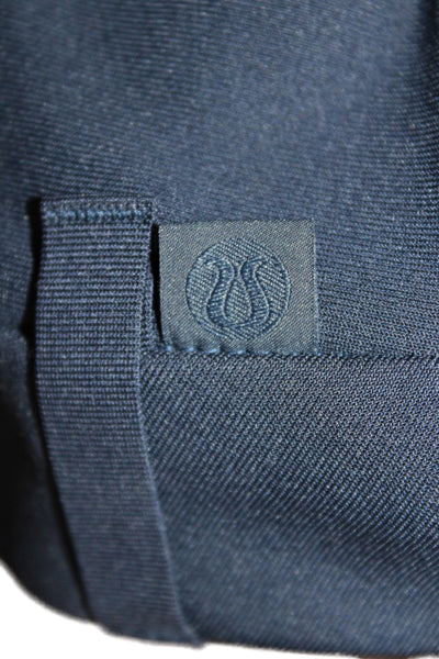 Lululemon Mens Blue Chino Shorts Recycled Polyester Button Size 33