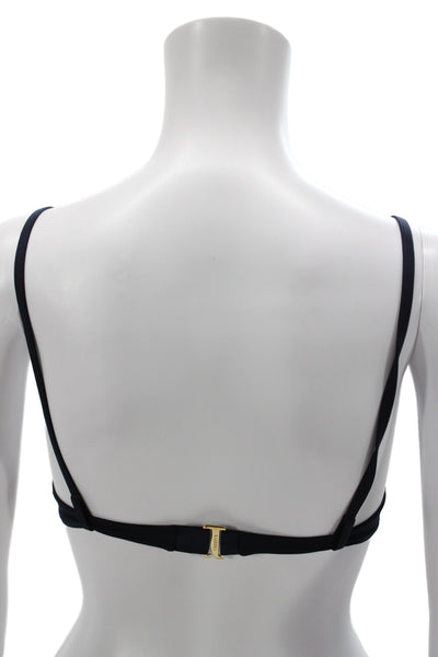 La Perla Womens Balconette Bra Black Hook & Eye Size 4