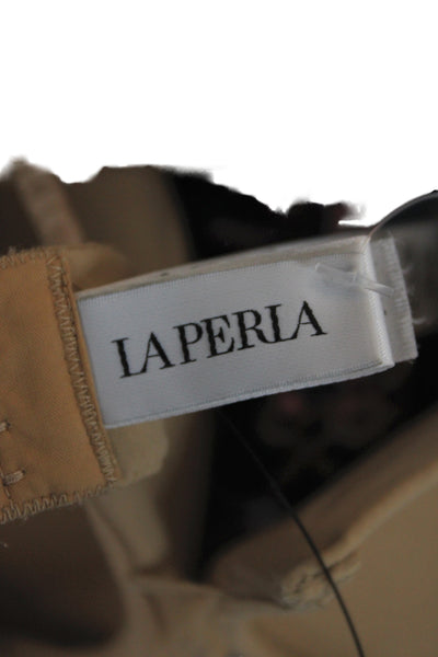 La Perla Womens Hook Back Spaghetti Strap Full Coverage Bra Brown Size 32C