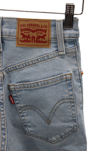 Levi Strauss & Co Women Ankle Jeans Blue Mid Rise Cotton Size 23