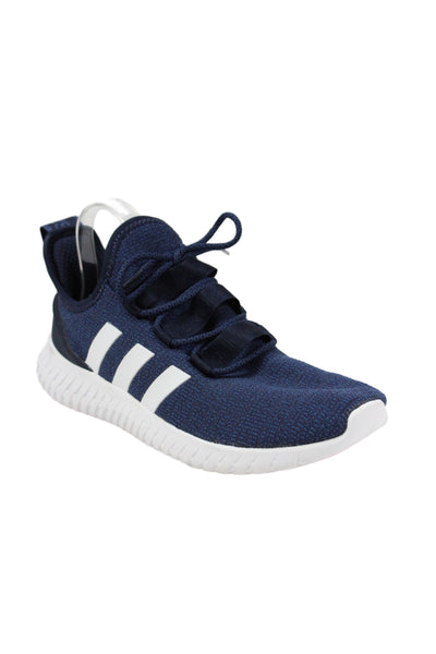 Adidas Men's Round Toe Lace-Up Rubber Sole Athletic Sneakers Blue Size 11.5