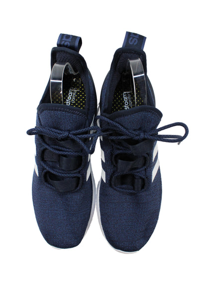 Adidas Men's Round Toe Lace-Up Rubber Sole Athletic Sneakers Blue Size 11.5