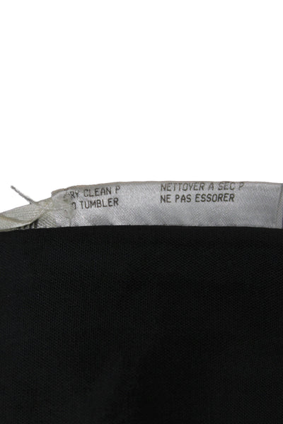 BASLER Womens Black Straight Pencil Skirt Knee Length Zip Size M