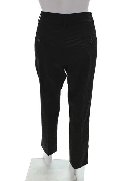 Gunex Women Dress Pants Black Button 96% Cotton Inseam 27 Size 8