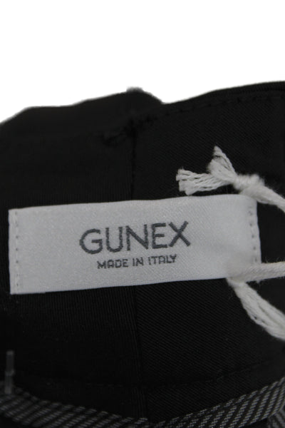 Gunex Women Dress Pants Black Button 96% Cotton Inseam 27 Size 8