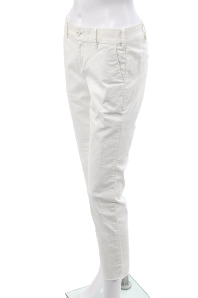 G1 All Purpose Goods Women Chino Pants White Button Closure Size 0