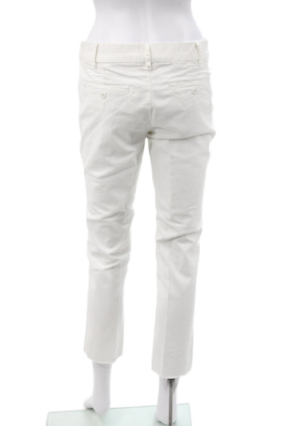 G1 All Purpose Goods Women Chino Pants White Button Closure Size 0