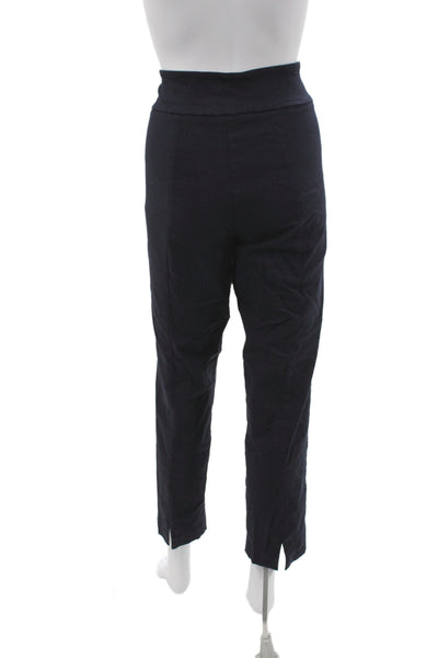 Eileen Fisher Women Ankle Pants Black Pull On Size 14