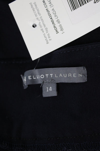 Eileen Fisher Women Ankle Pants Black Pull On Size 14