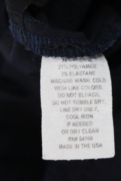 Eileen Fisher Women Ankle Pants Black Pull On Size 14