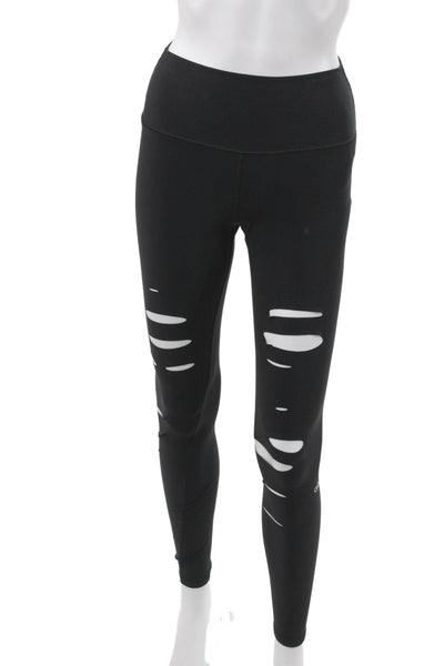 Alo Womens Ankle Leggings Black Athleisure Size XS