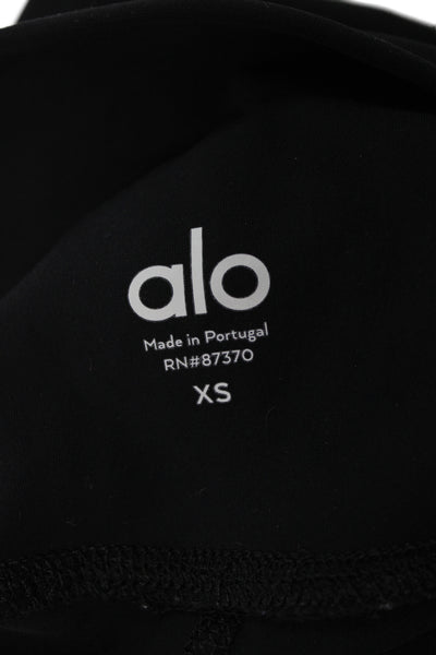Alo Womens Ankle Leggings Black Athleisure Size XS