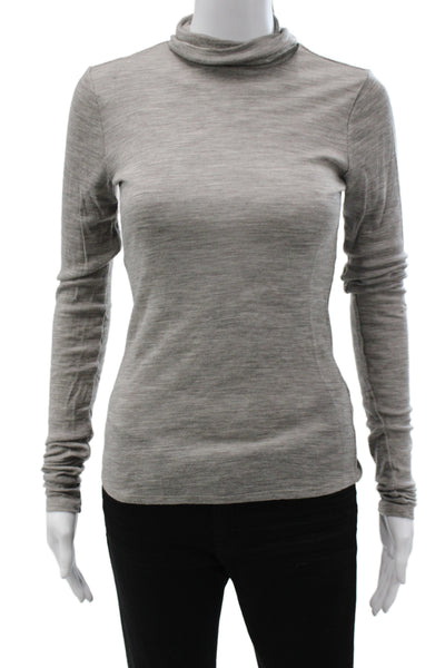 Los Angeles Atelier + Other Stories Women Gray Wool Turtleneck Pullover Size XS